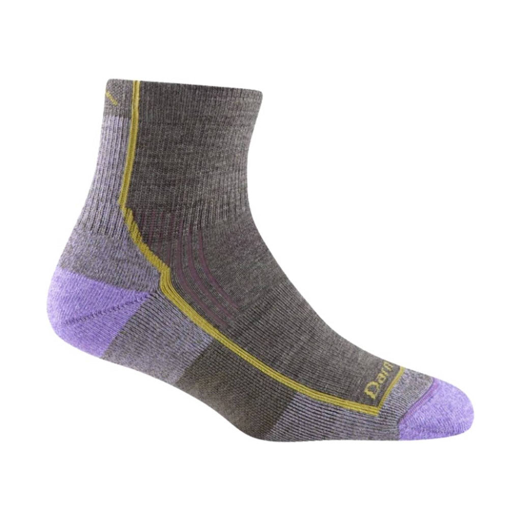 Darn Tough Vermont Women's Hiker Quarter Midweight Sock - Taupe - Lenny's Shoe & Apparel