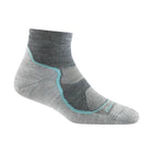 Darn Tough Vermont Women's Light Hiker Quarter Lightweight Hiking Sock - Slate - Lenny's Shoe & Apparel