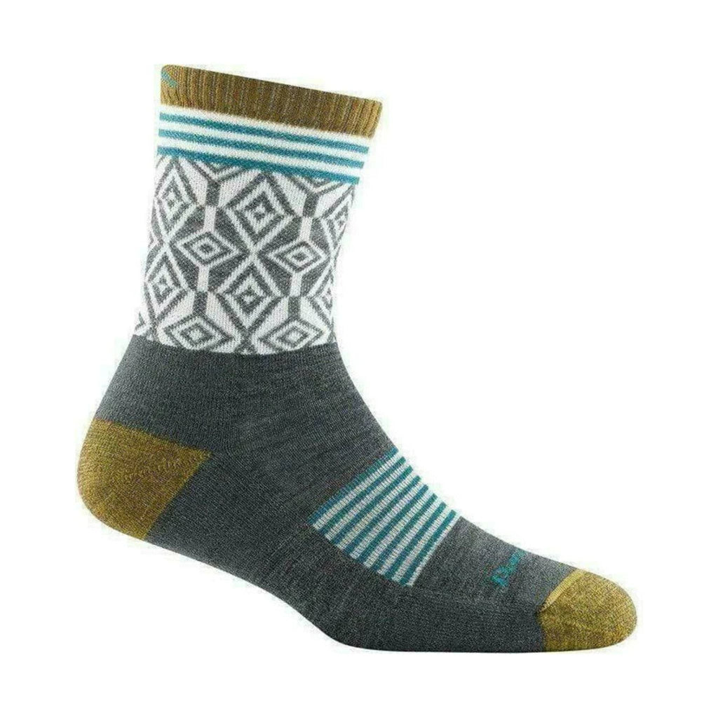 Darn Tough Vermont Women's Sobo Micro Crew Lightweight Hiking Sock - Gray - Lenny's Shoe & Apparel