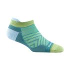 Darn Tough Vermont Women's Ultra-Lightweight No Show Tab Running Sock - Aqua - Lenny's Shoe & Apparel