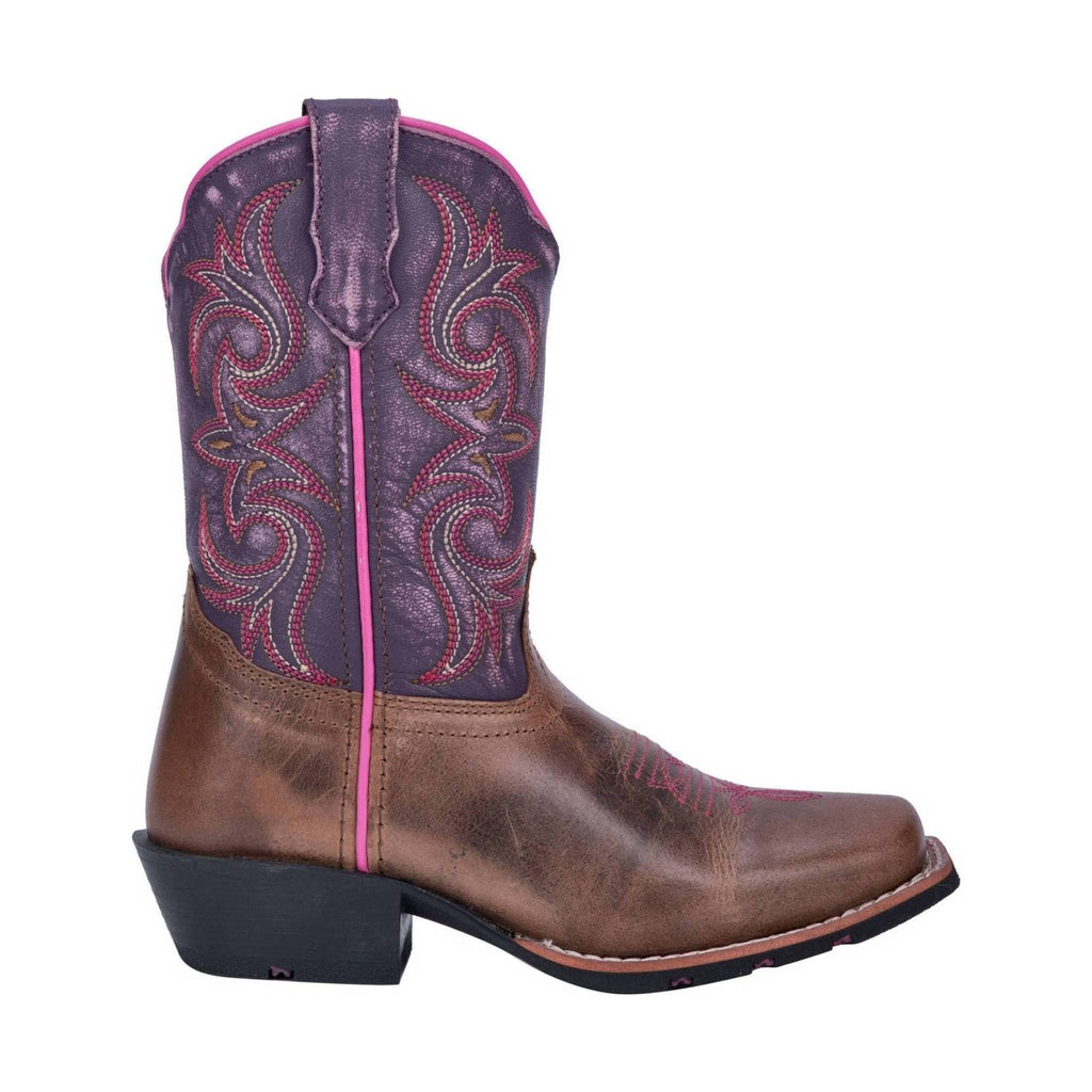 Dingo Kids' Majesty Boot - Tan Purple - Lenny's Shoe & Apparel