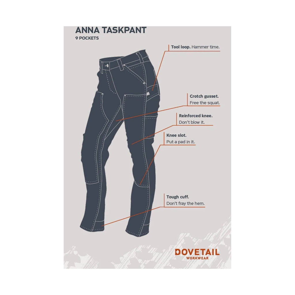 Dovetail Women's Anna Task Pant - Uniform Navy - Lenny's Shoe & Apparel