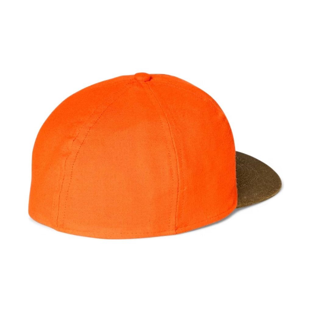 Filson Insulated Blaze Tin Cloth Cap - Desert Tan/ Blaze Orange - Lenny's Shoe & Apparel