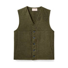 Filson Men's Mackinaw Wool Vest - Forest Green - Lenny's Shoe & Apparel