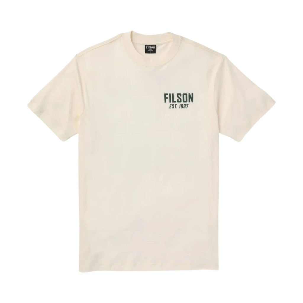 Filson Men's Short Sleeve Ranger Graphic T Shirt - Off White - Lenny's Shoe & Apparel