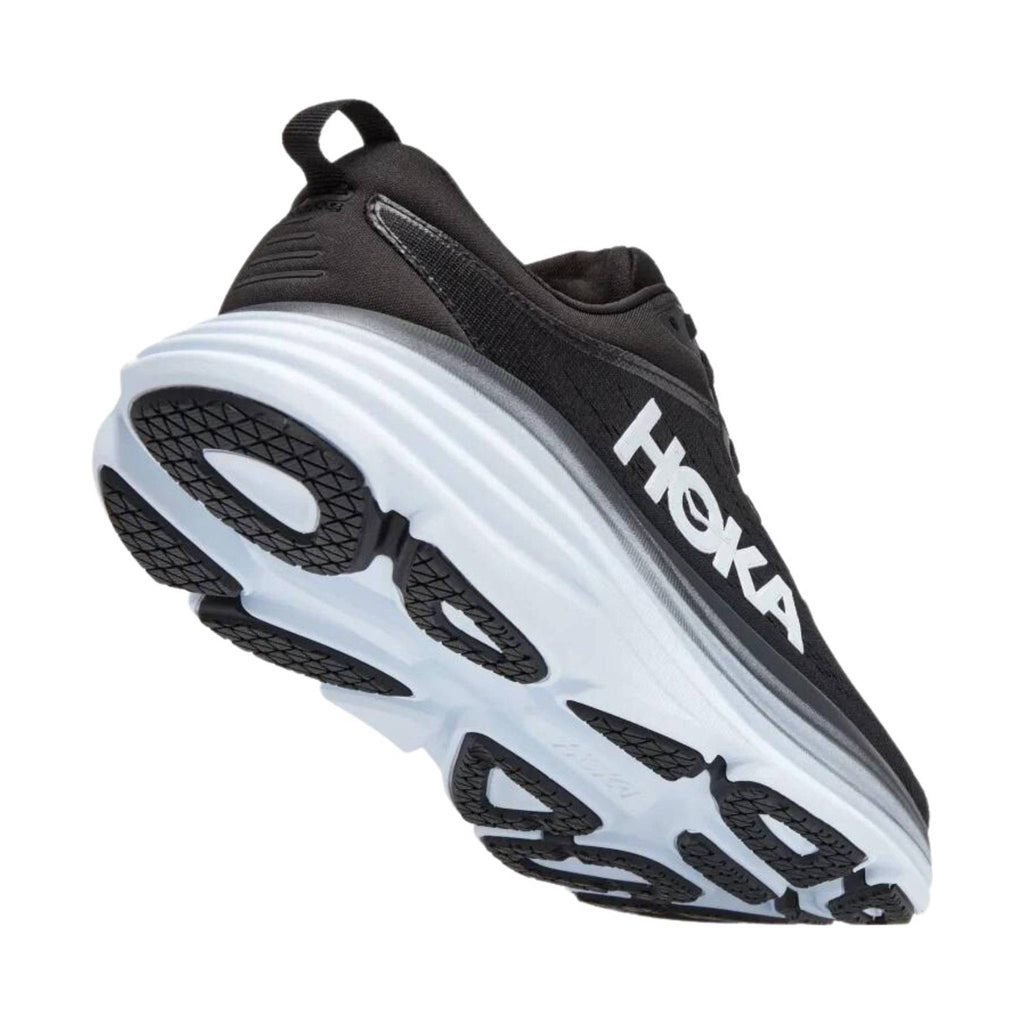 HOKA Women's Bondi 8 - Black/White - Lenny's Shoe & Apparel