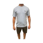 Huk Men's Americana Bucket Tee - Costal Sky Heather - Lenny's Shoe & Apparel