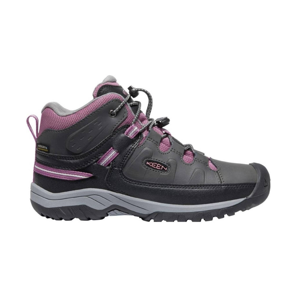 KEEN Big Kids' Targhee Waterproof Boot - Raven/Tulipwood - Lenny's Shoe & Apparel