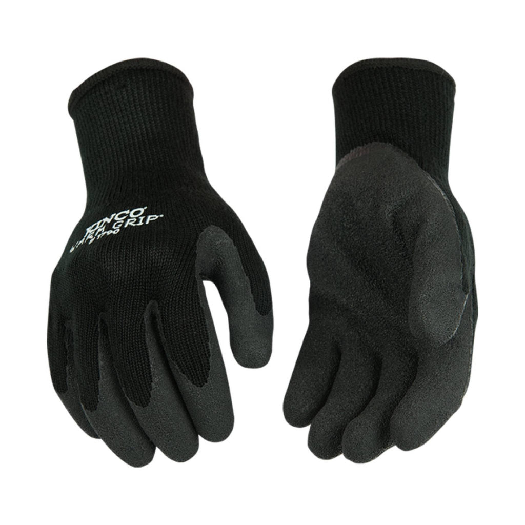 Kinco Men's Thermal Lined Grip Gloves - Black - Lenny's Shoe & Apparel