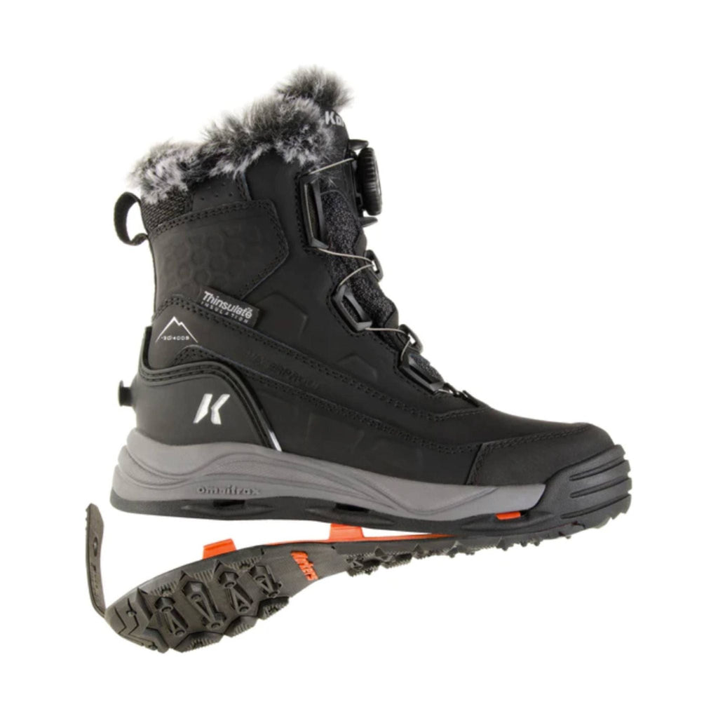 Korkers Women's Snowmageddon Boa Winter Boots - Black - Lenny's Shoe & Apparel