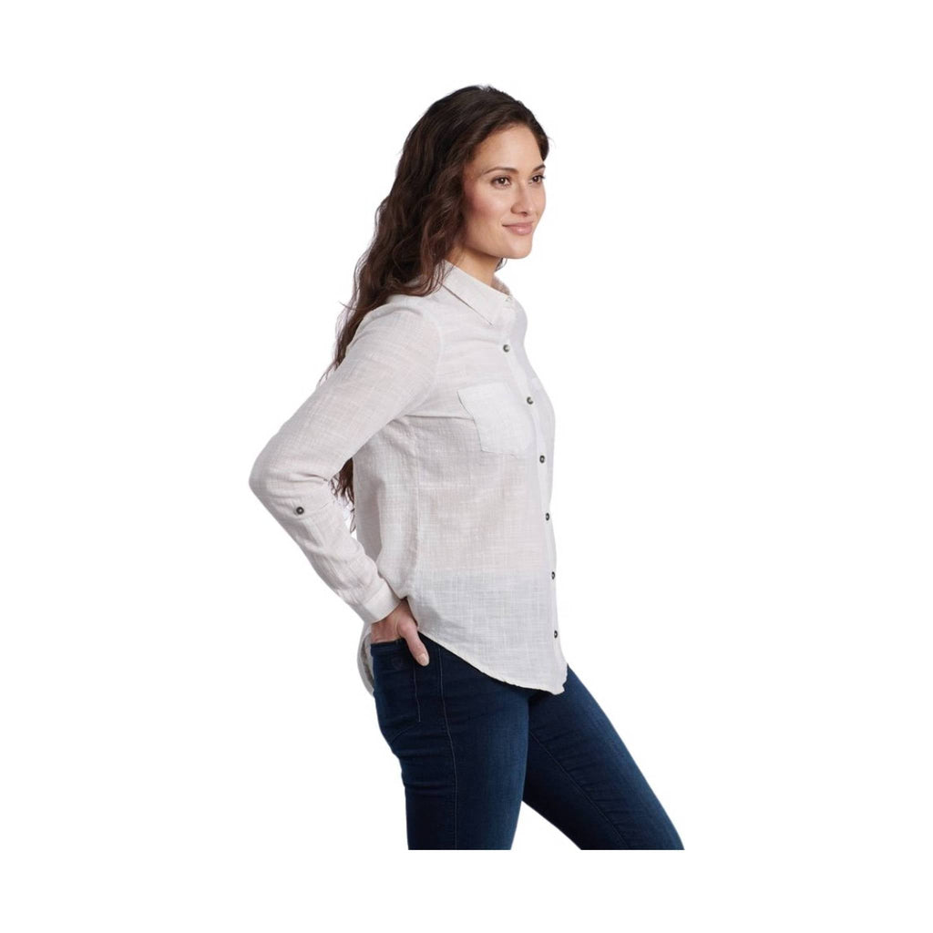 Kuhl Women's Adele Long Sleeve - Natural - Lenny's Shoe & Apparel