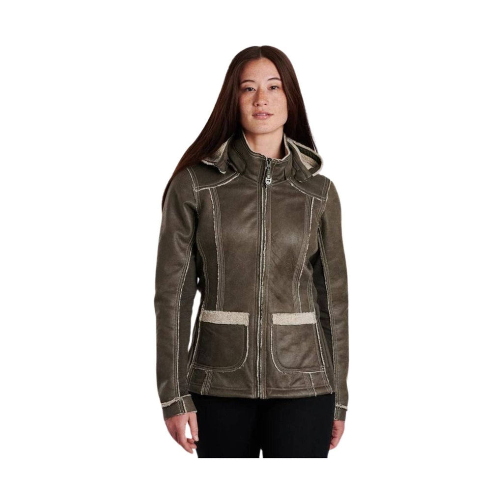 Kuhl Women's Dani Sherpa Jacket - Woodland - Lenny's Shoe & Apparel