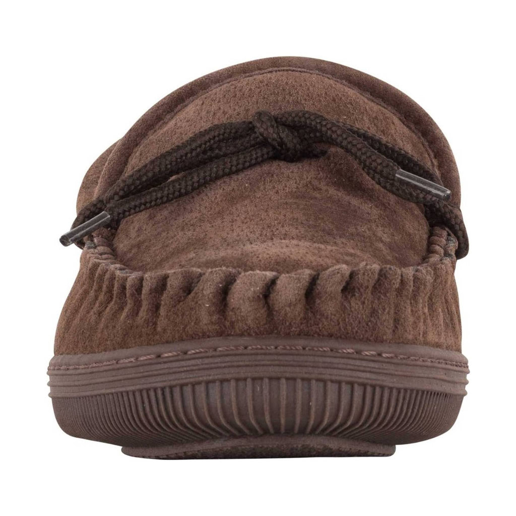 Lamo Men's Moccasin Slipper (Wide) - Chocolate - Lenny's Shoe & Apparel