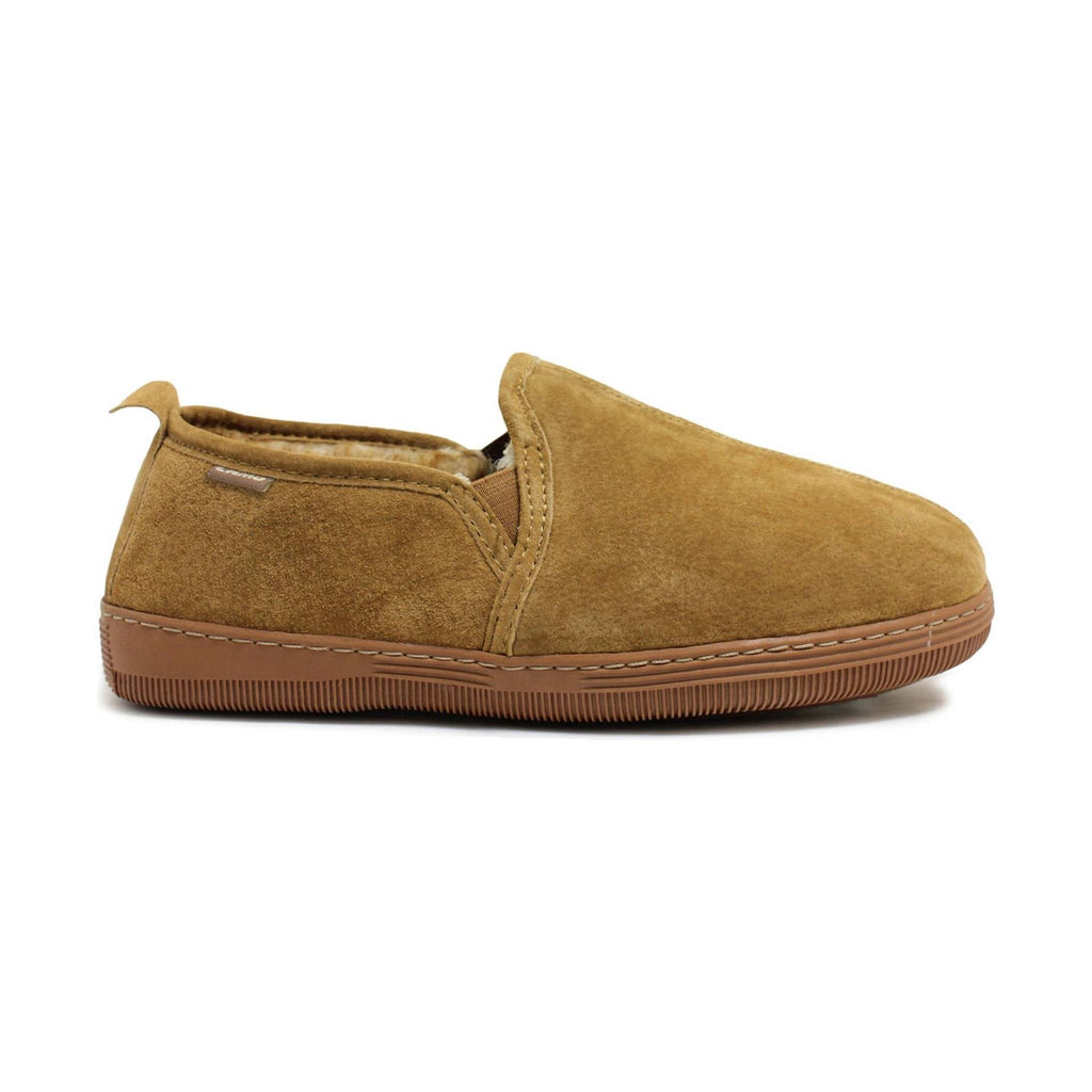 Lamo Sheepskin Men's Romeo Slipper - Chestnut - Lenny's Shoe & Apparel