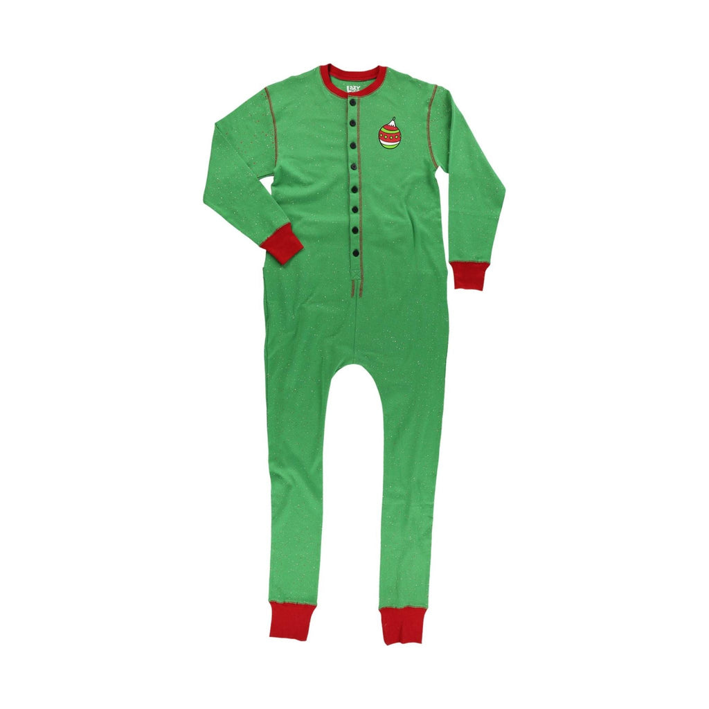 Lazy One Don't Open Till Christmas Adult Onesie Flapjack - Green - Lenny's Shoe & Apparel