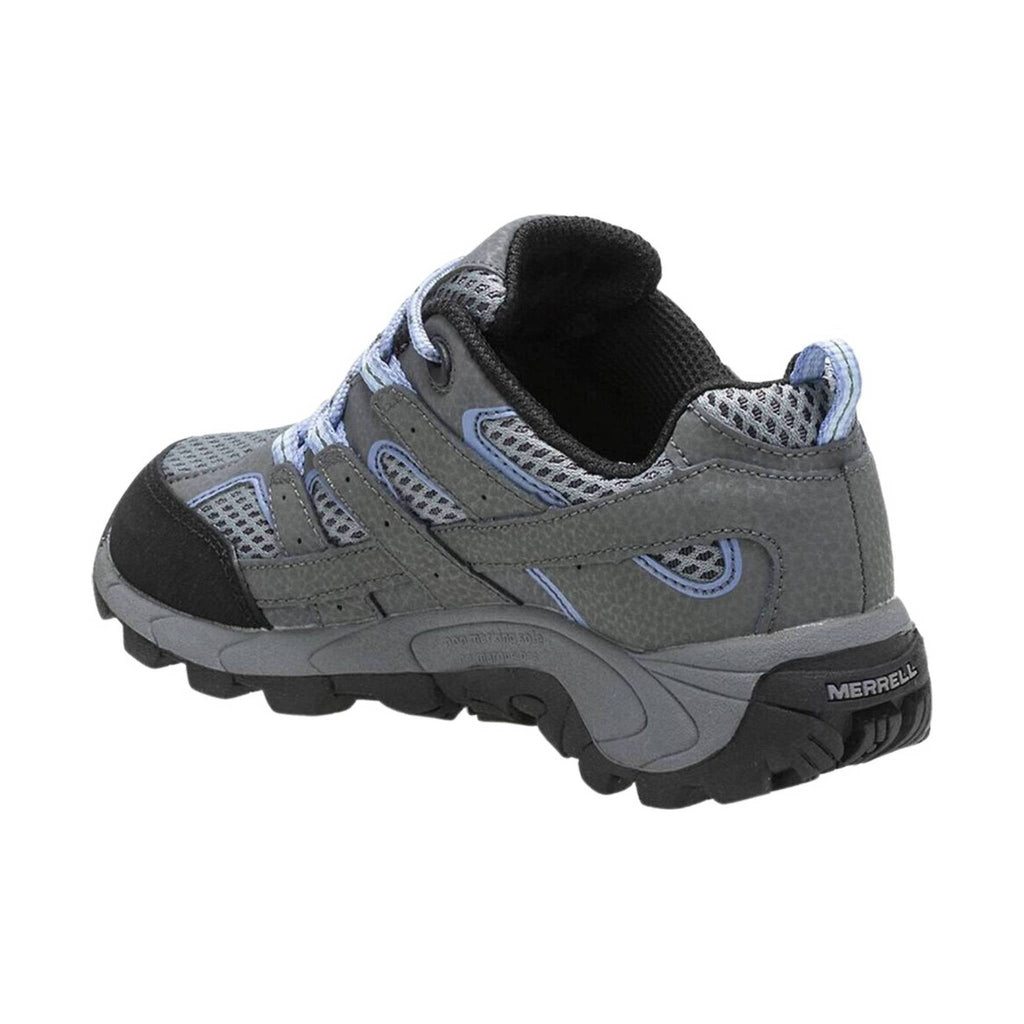 Merrell Kids' Moab 2 Low Lace Waterproof Shoe - Grey/Periwinkle - Lenny's Shoe & Apparel