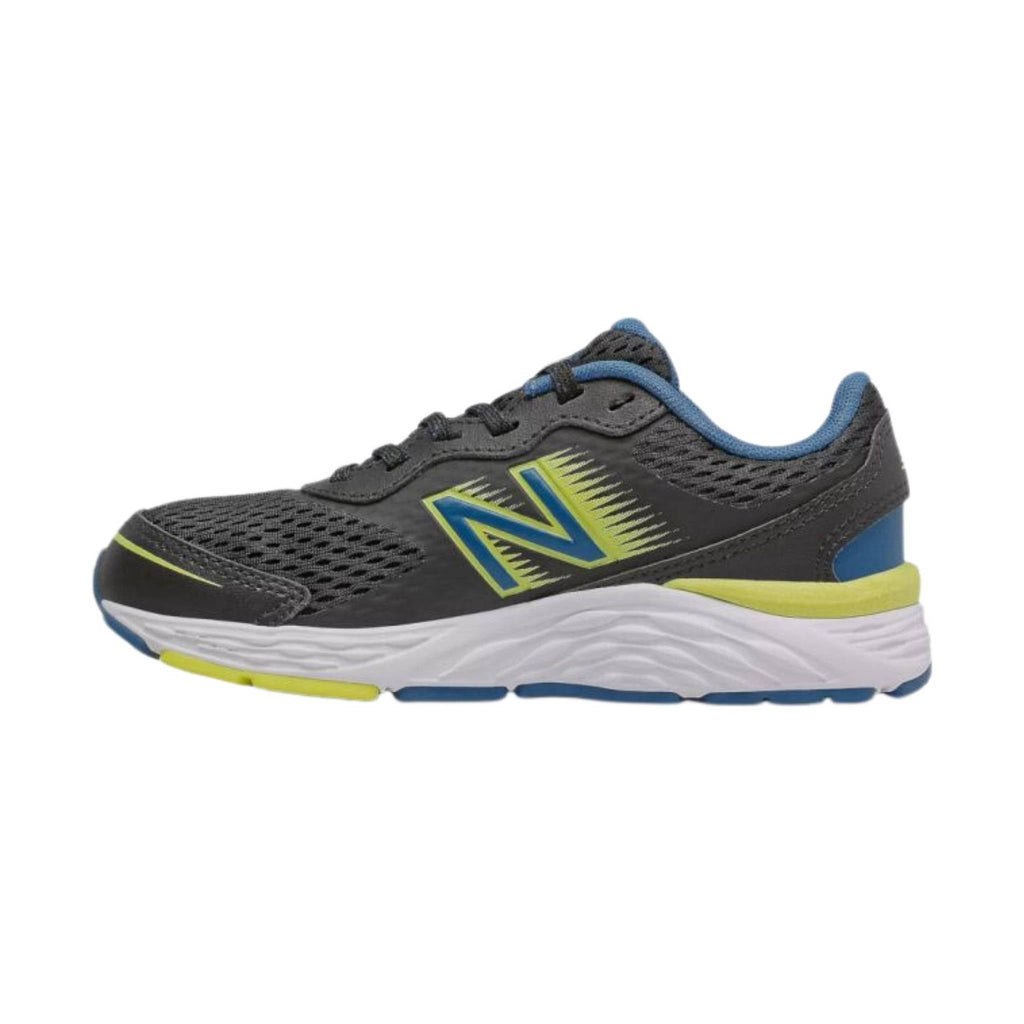 New Balance Kids' 680v6 - Black/Blue/Yellow - Lenny's Shoe & Apparel