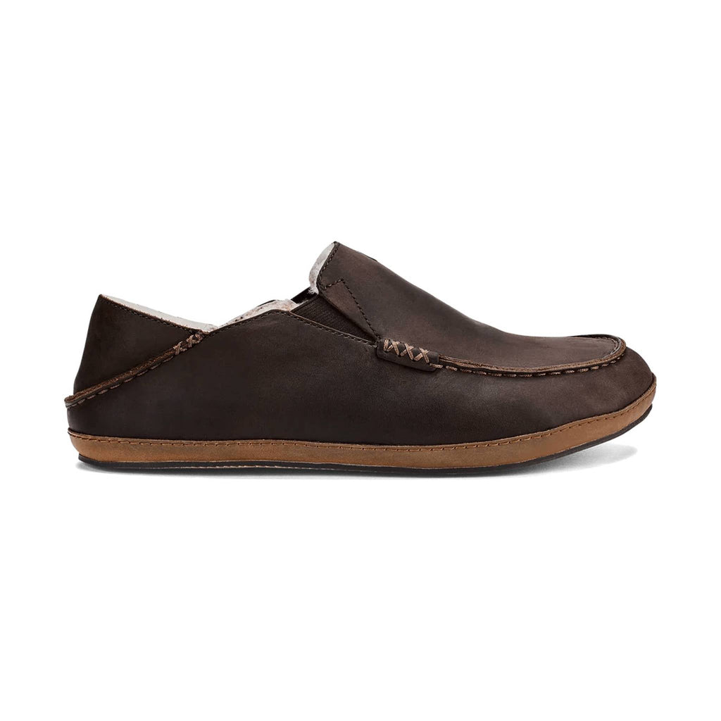 OluKai Men's Moloa Slipper - Dark Wood - Lenny's Shoe & Apparel