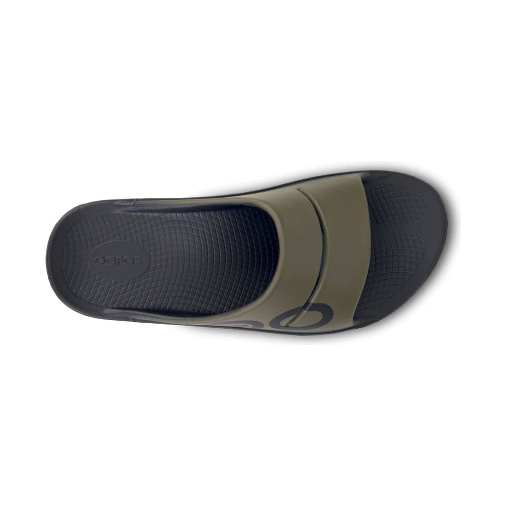 OOfos OOahh Sport Slide - Tactical Green - Lenny's Shoe & Apparel