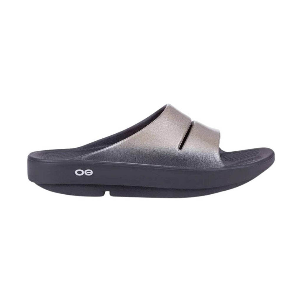 OOfos Women's OOahh Luxe Slide - Latte - Lenny's Shoe & Apparel