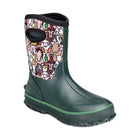 Perfect Storm Women's Barnyard Fun Mid Rain Boots - Green Mutli - Lenny's Shoe & Apparel