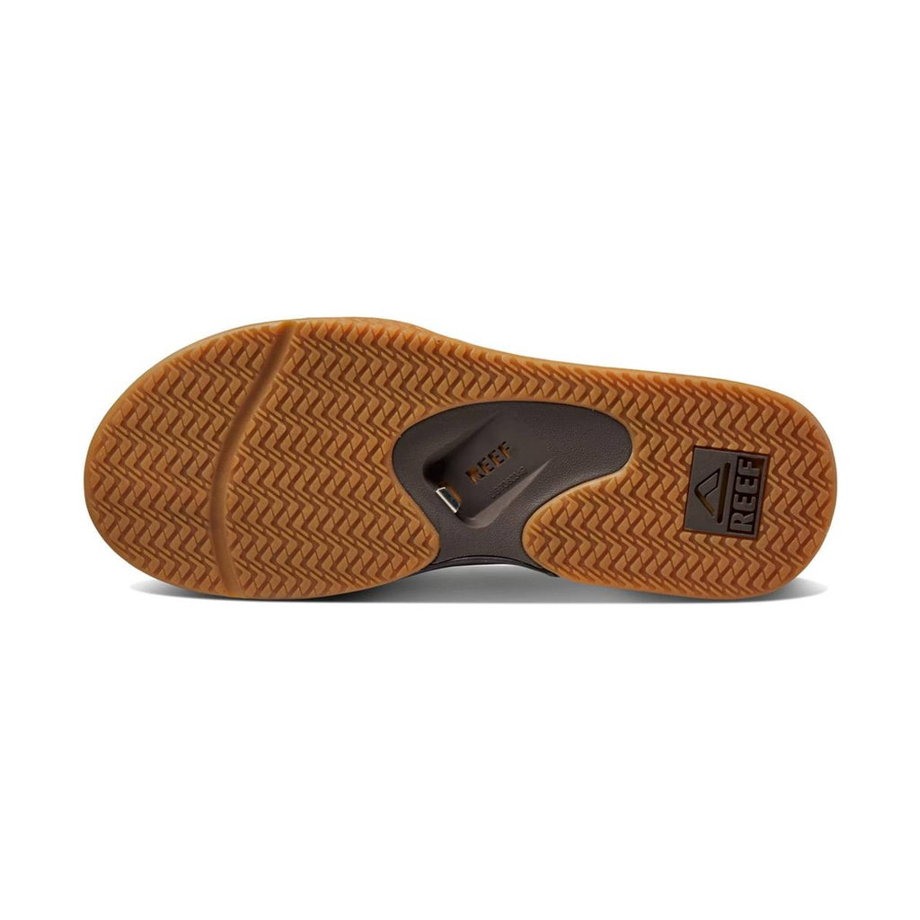 Reef Men's Fanning Flip Flop - Black - Lenny's Shoe & Apparel