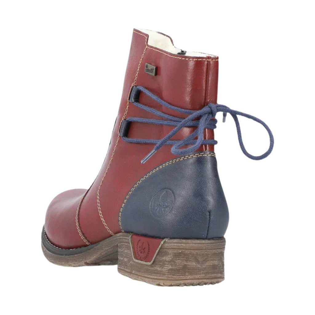 Rieker Women's Fee Boots - Wine - Lenny's Shoe & Apparel