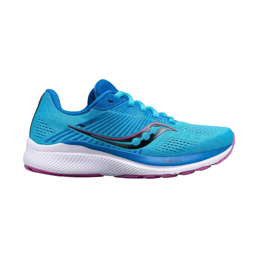 Saucony Women's Guide 14 Running Shoes - Blue Blaze/Berry - Lenny's Shoe & Apparel