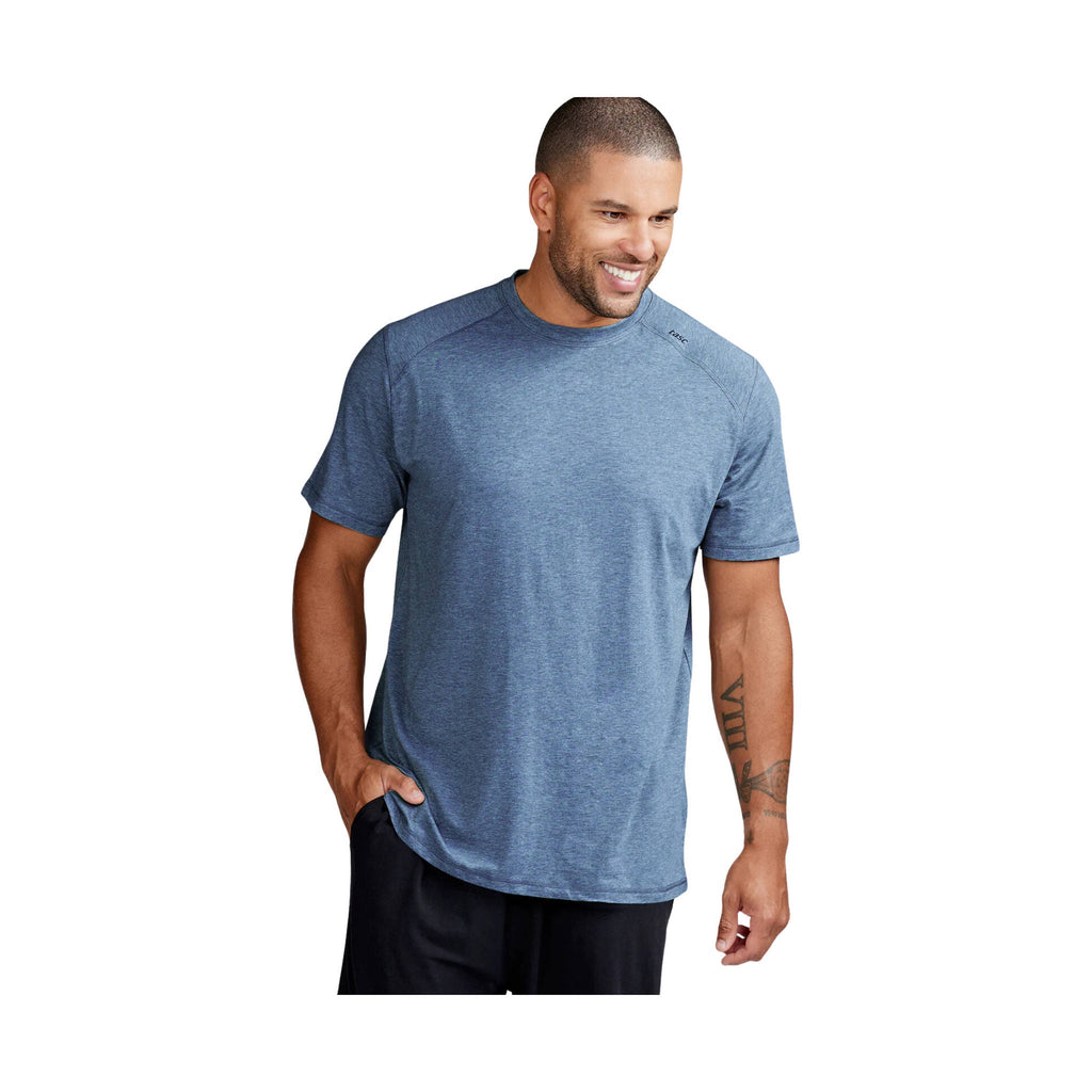 Tasc Men's Carrollton Fitness Tee - Chambray Heather - Lenny's Shoe & Apparel