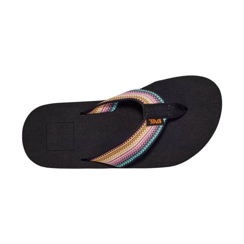 Teva Big Kids' Mush II Flip Flop - Antiguous Black Multi - Lenny's Shoe & Apparel