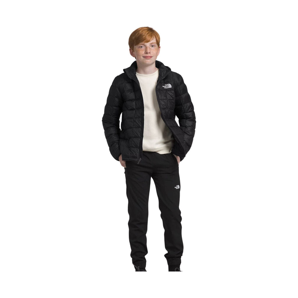 The North Face Kids' ThermoBall Hooded Jacket - Black - Lenny's Shoe & Apparel