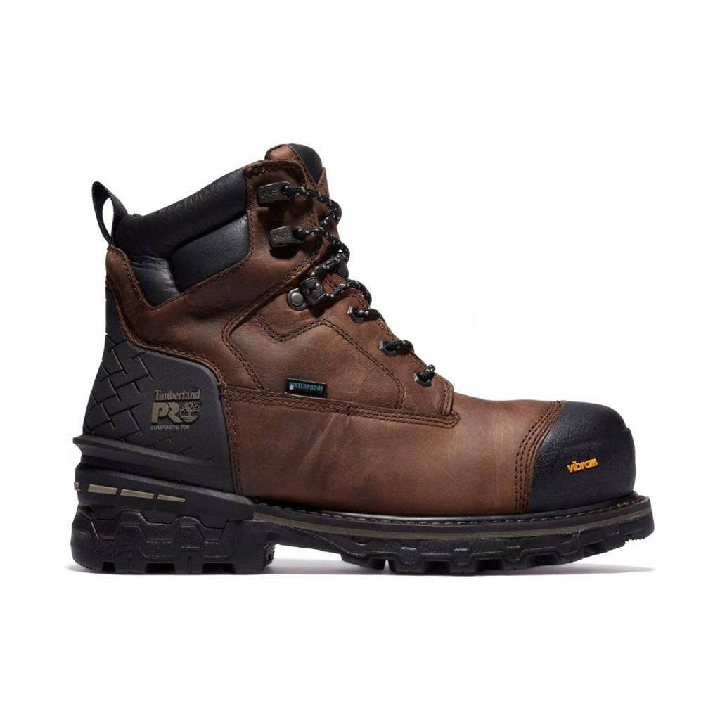 Timberland Pro Men's Boondock HD 6" Composite Toe Work Boot - Brown Full-Grain - Lenny's Shoe & Apparel