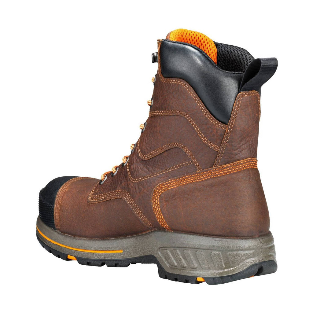 Timberland Pro Men's Helix HD 8 Inch Waterproof Composite Toe Work Boot - Brown - Lenny's Shoe & Apparel