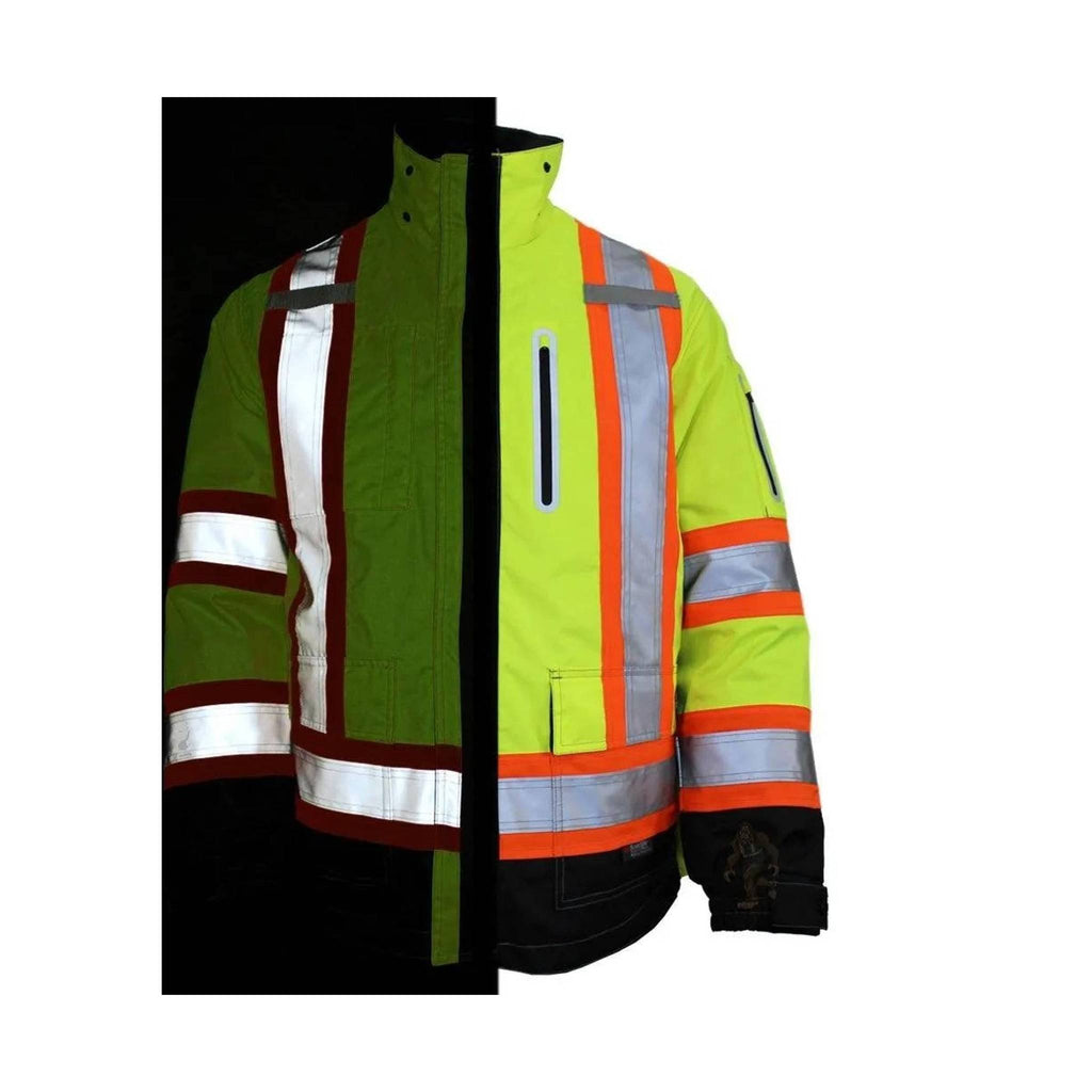 Tough Duck Men's Hi-Vis Shell - Green Safety - Lenny's Shoe & Apparel