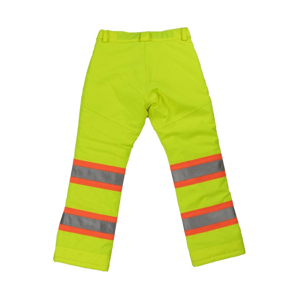 Tough Duck Women's Insulated Flex Safety Pant - Fluorescent Green - Lenny's Shoe & Apparel