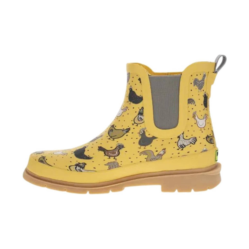 Western Chief Women's Hen Frenzy Chelsea Rain Boots - Yellow - Lenny's Shoe & Apparel