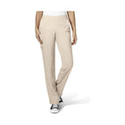 WonderWink Women's Full Elastic Scrubs Pants - Khaki - Lenny's Shoe & Apparel