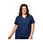 WonderWink Women's Thrive V-Neck Tuck-In Scrub Top - Navy - Lenny's Shoe & Apparel